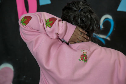 Berry pinkla crewneck