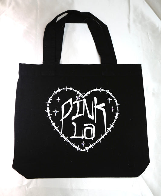 Pinkla thorn heart  tote