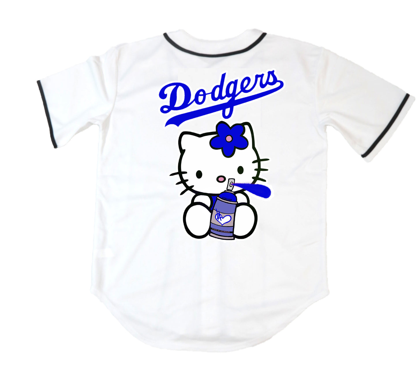 PINKLA x HK x DODGERS baseball jersey