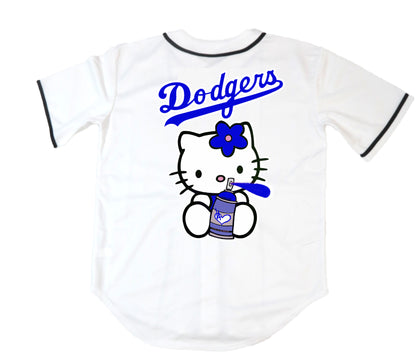 PINKLA x HK x DODGERS baseball jersey